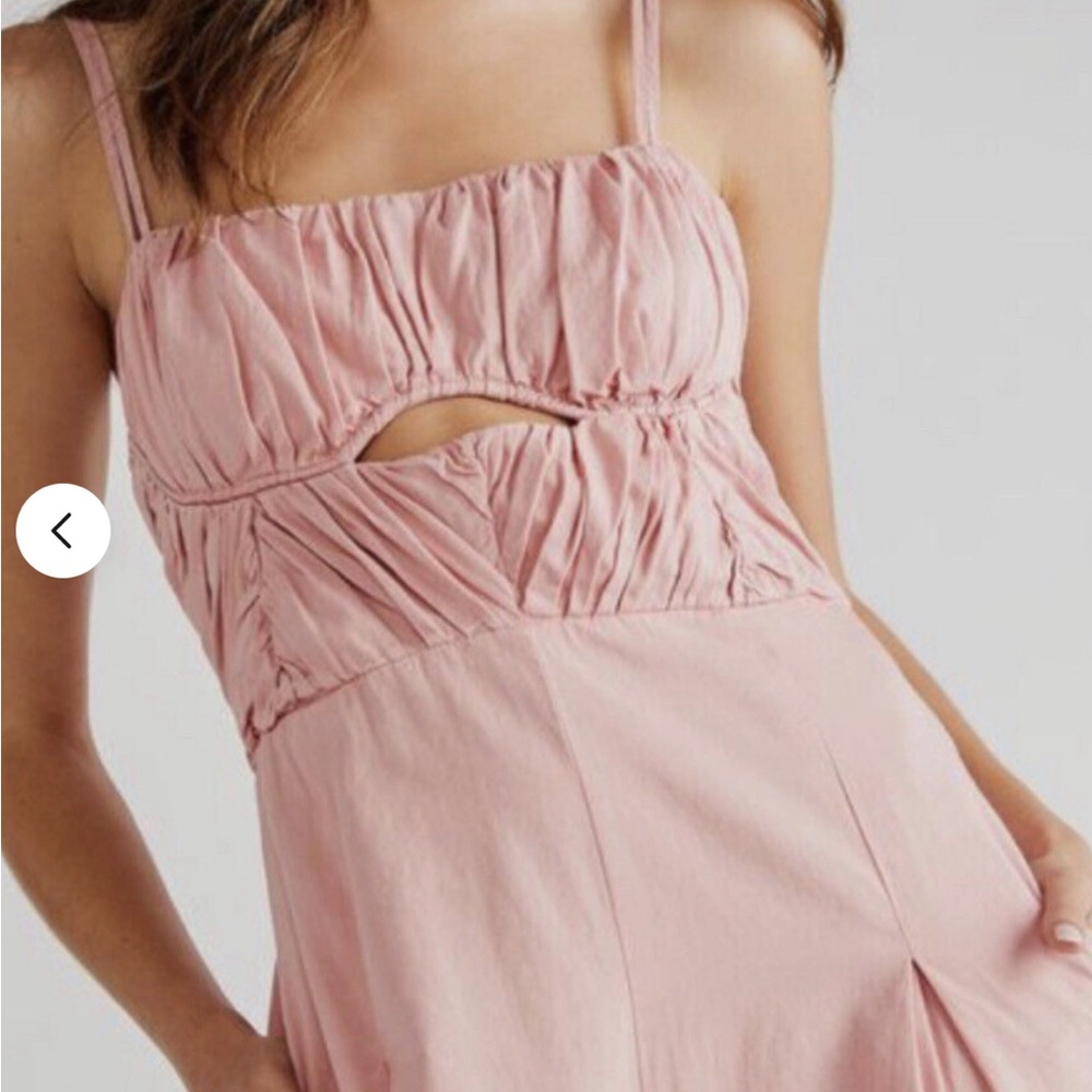 Free People Dusty Pink Jumpsuit Romper - Picture 3 of 14